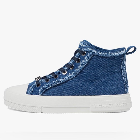 Michael Kors Denim Hightop Sneakers - Picture 5 of 7